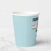 Gobelets En Papier Amusement agricole 1er anniversaire ferme Animaux (Droite)