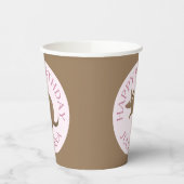 Gobelets En Papier Amusement personnalisé armadillo joyeux dessin d'a (Gauche)