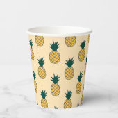 Gobelets En Papier Ananas Aloha (Verso)