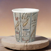 Gobelets En Papier Ancienne Egypte Hiéroglyphique gravé cadeau unique