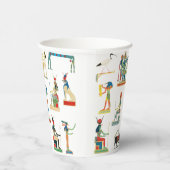 Gobelets En Papier Ancienne Egypte Vintage Motif égyptien (Droite)