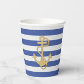 Gobelets En Papier Ancres à l'écart du parti national (Verso)