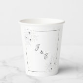 Gobelets En Papier Anéone en blanc (Verso)