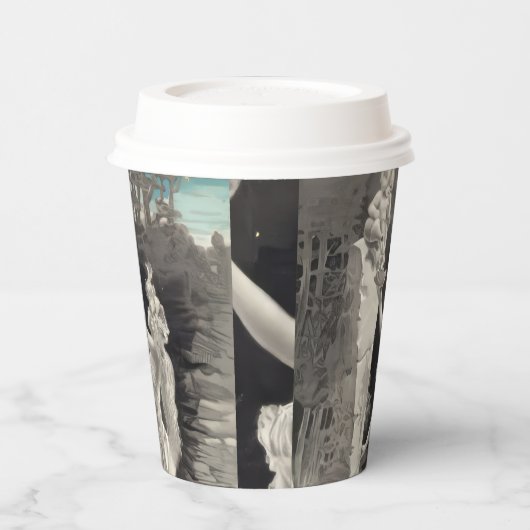 Gobelets En Papier Angel et déesse Valentine (Gauche)