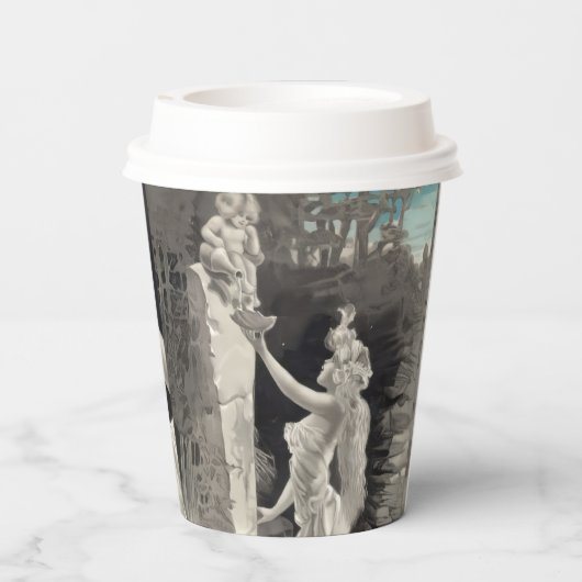 Gobelets En Papier Angel et déesse Valentine (Verso)