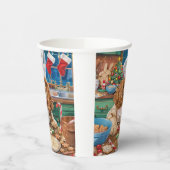 Gobelets En Papier Anglais Cocker Spaniel Vacances Baking : Noël (Gauche)