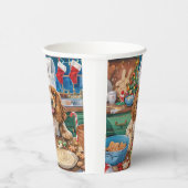 Gobelets En Papier Anglais Cocker Spaniel Vacances Baking : Noël (Droite)