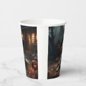 Gobelets En Papier Anglais Springer espagnol Citrouille Halloween eff (Gauche)