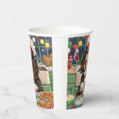 Gobelets En Papier Anglais Springer Spaniel Gastronomie : Festif (Droite)