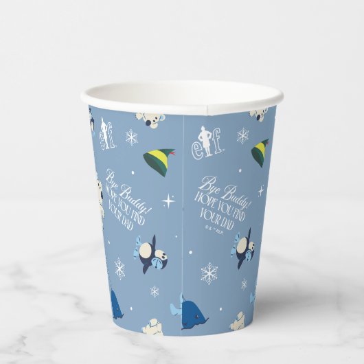 Gobelets En Papier Animal Friends "Bye Buddy" Motif d'hiver (Droite)