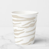 Gobelets En Papier Animal print pattern (Verso)