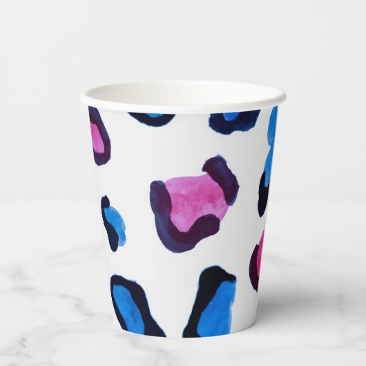 Gobelets En Papier Animal print pattern (Verso)