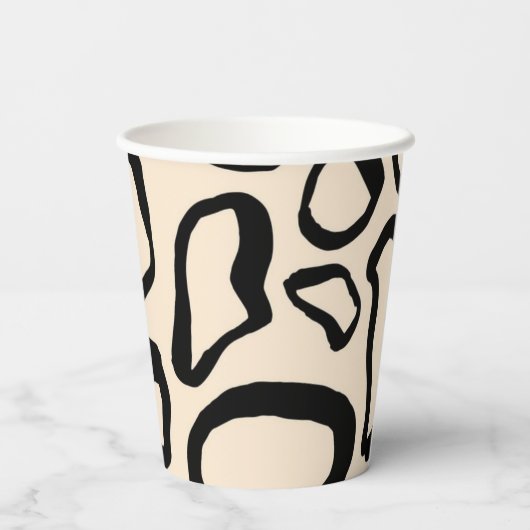 Gobelets En Papier Animal print pattern (Verso)