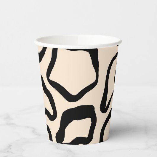 Gobelets En Papier Animal print pattern (Gauche)