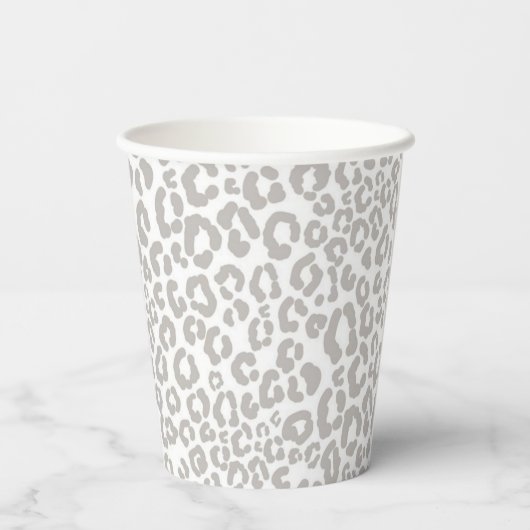 Gobelets En Papier Animal print pattern (Verso)