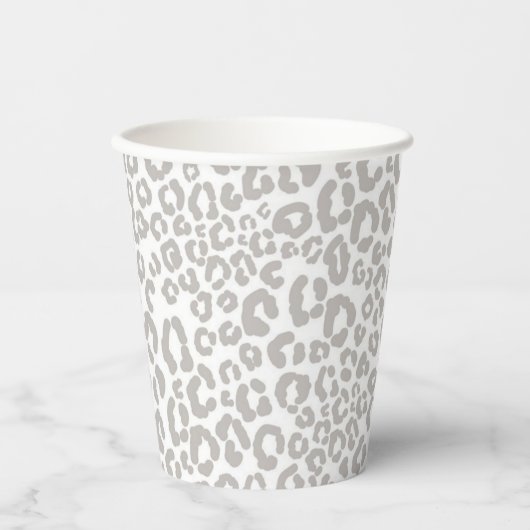 Gobelets En Papier Animal print pattern (Recto)