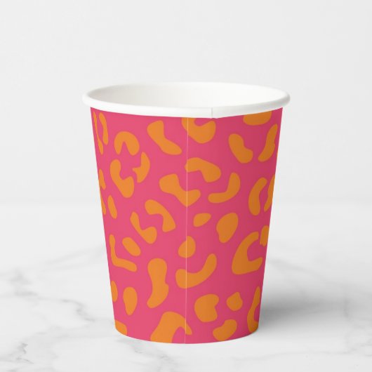 Gobelets En Papier Animal print pattern (Droite)