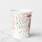 Gobelets En Papier Animaux - Animaux à l'anniversaire Banne de fête (Recto)