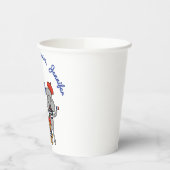 Gobelets En Papier Animaux caricaturaux français mignons Personnalisé (Gauche)