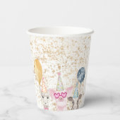 Gobelets En Papier Animaux de ferme de fête personnalisés (Verso)