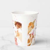 Gobelets En Papier Animaux de ferme Fille rose En vichy Barnyard Anni (Gauche)