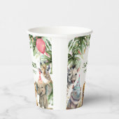 Gobelets En Papier Animaux de fête Jungle 1er anniversaire (Droite)