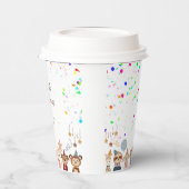 Gobelets En Papier Animaux de fête personnalisables (Gauche)