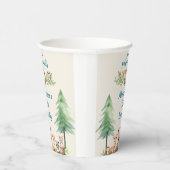 Gobelets En Papier Animaux de la fête des bois Anniversaire Blue Part (Droite)