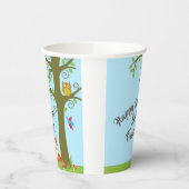 Gobelets En Papier Animaux des bois fête d'anniversaire (Gauche)