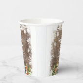 Gobelets En Papier Animaux d'hiver Baby shower de flocons de neige en (Gauche)