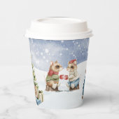 Gobelets En Papier Animaux forestiers boisés Boire (Gauche)