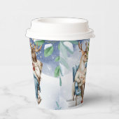 Gobelets En Papier Animaux forestiers boisés Boire (Droite)