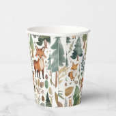 Gobelets En Papier Animaux forestiers des bois (Droite)