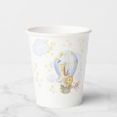 Gobelets En Papier Animaux Safari dans des tasses à bulles à air chau (Verso)