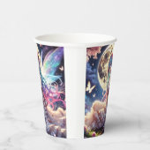 Gobelets En Papier Anime Girl Moon Fairy Princesse dans le jardin (Droite)