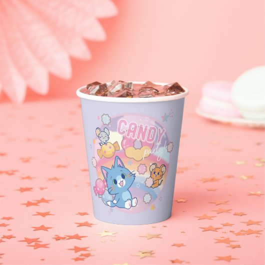 Gobelets En Papier Anime Tom et Jerry Candy Party (Insitu)