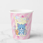 Gobelets En Papier Anime Tom et Jerry Strawberry Fun (Recto)