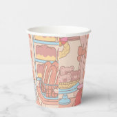 Gobelets En Papier Anime Tom, Jerry et boulangerie Tuffy (Droite)