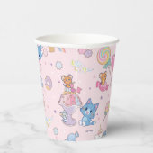 Gobelets En Papier Anime Tom, Jerry et Tuffy Candyland Motif (Droite)