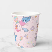 Gobelets En Papier Anime Tom, Jerry et Tuffy Candyland Motif (Recto)