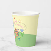 Gobelets En Papier Anime Tom, Jerry et Tuffy Picnic (Verso)