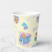 Gobelets En Papier Anime Tom, Jerry et Tuffy Playtime Motif (Droite)