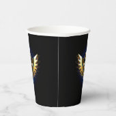 Gobelets En Papier Ankh or avec ailes (Droite)