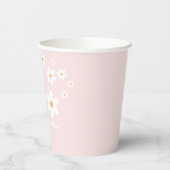 Gobelets En Papier Anniversaire 2 ans rétro daisy boho (Gauche)