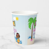 Gobelets En Papier Anniversaire Aloha Luau (Droite)