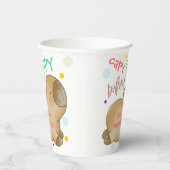 Gobelets En Papier Anniversaire de capybara capy (Droite)