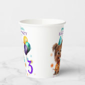 Gobelets En Papier Anniversaire de chien (Gauche)