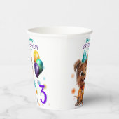 Gobelets En Papier Anniversaire de chien (Droite)