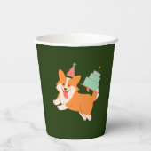 Gobelets En Papier Anniversaire de Corgi (Verso)