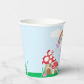 Gobelets En Papier Anniversaire de enfant de jardin de fées enchanté (Droite)